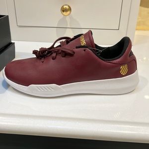 New, never worn leather sneaker